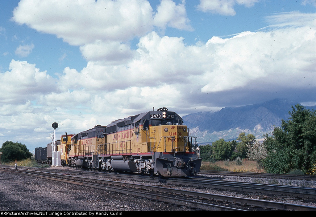 UP 3473 entering Ogden Yard